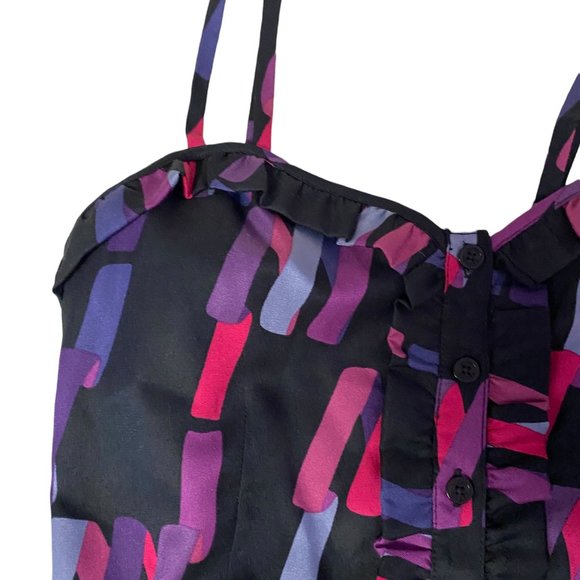 Marc by Marc Jacobs Silk peplum adjustable strap top Size 4 - Picture 5 of 6